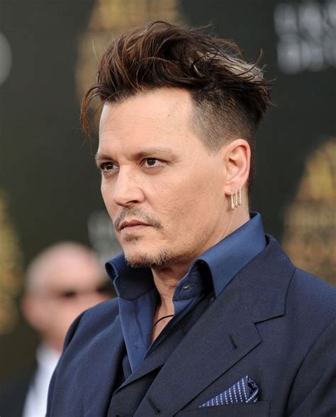 johnny depp new haircut.